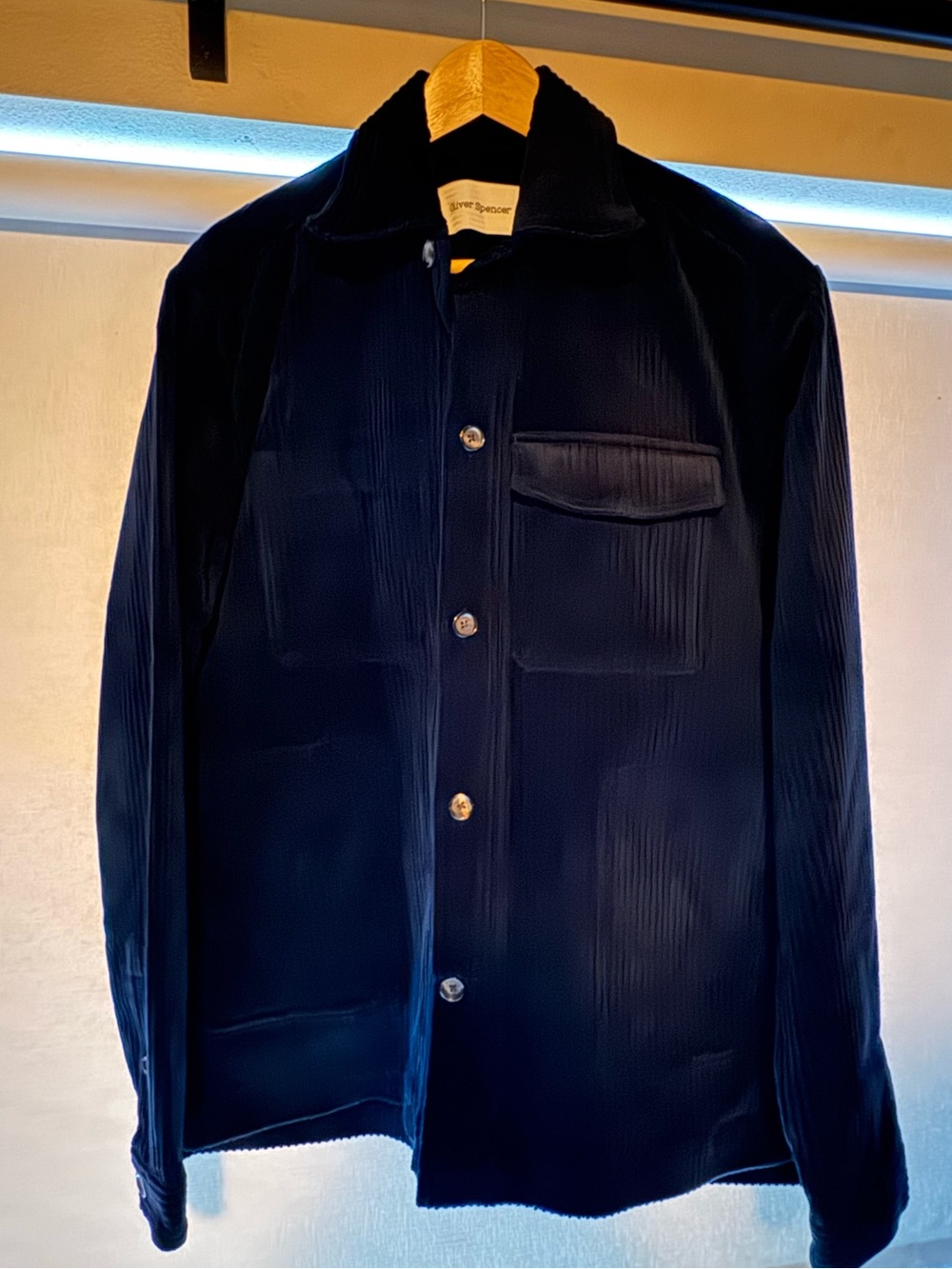 Oliver Spencer Thick Navy Corduroy Jacket